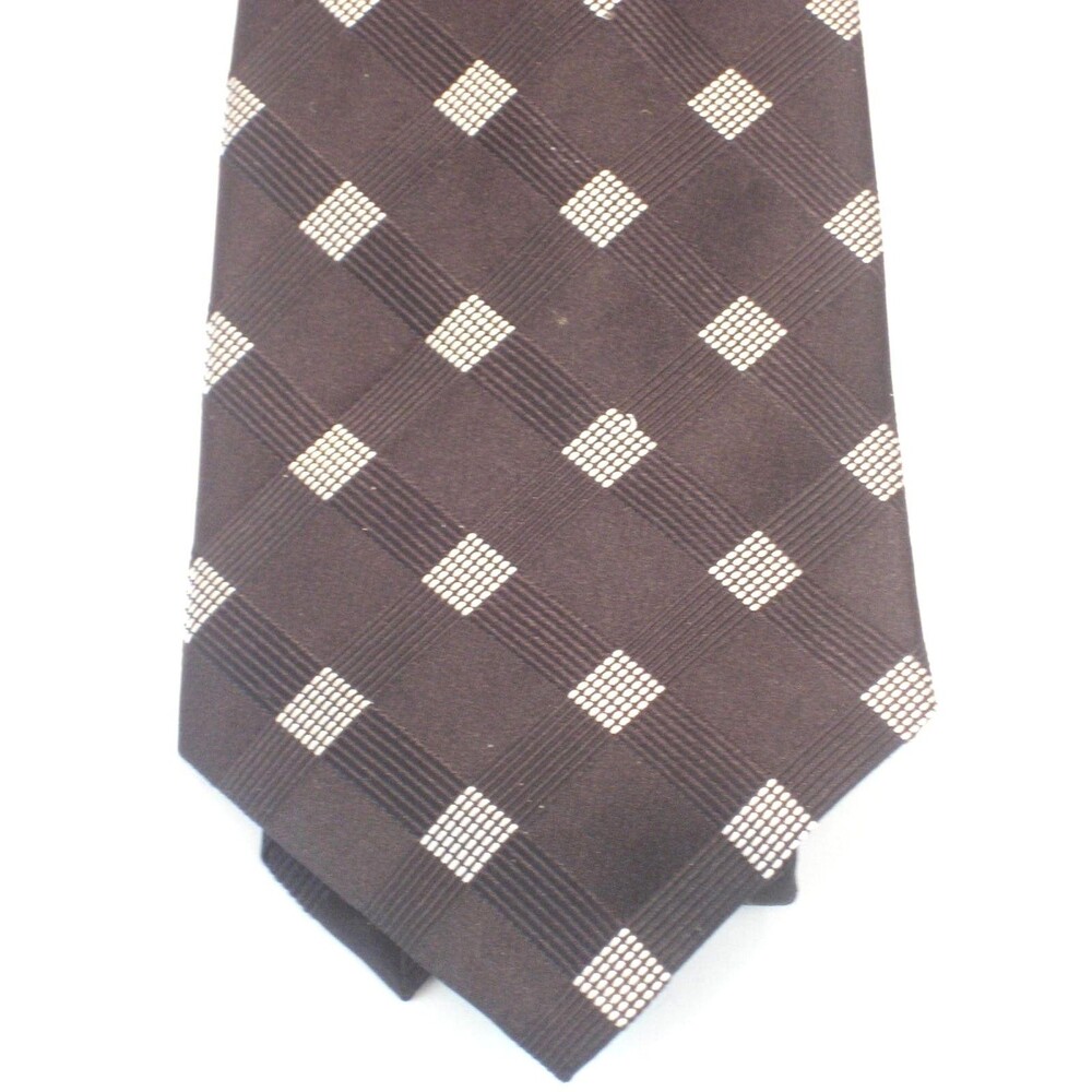 Valerio Garati 100% Silk Navy Geometric Design Necktie